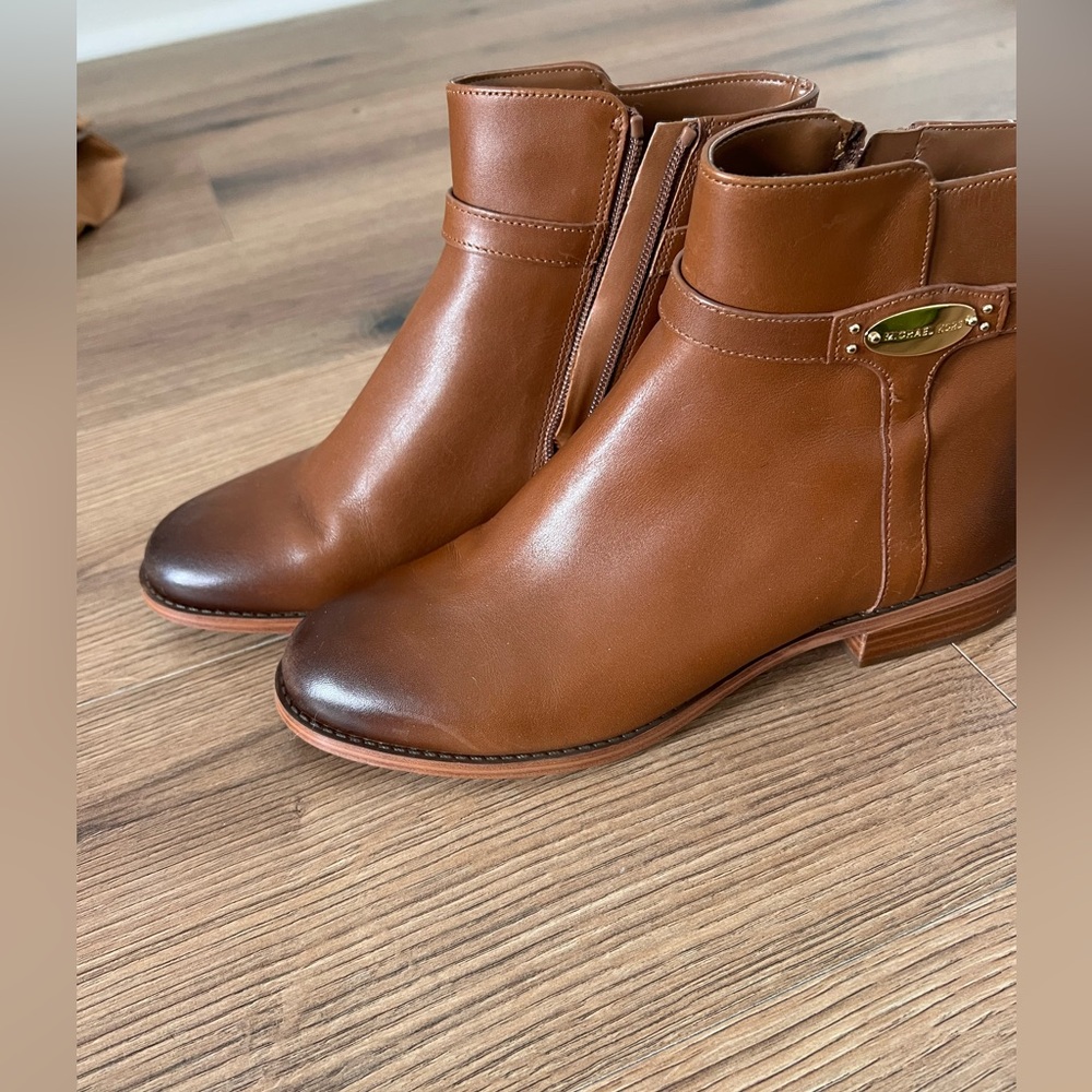 Michael Kors brown booties